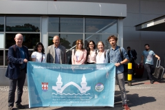 Empfang der Delegation aus Dêrik am Flughafen Berlin
