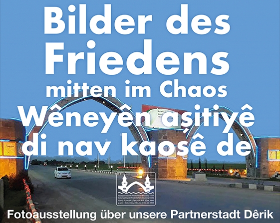 Ausstellung "Bilder des friedens mitten im Chaos"